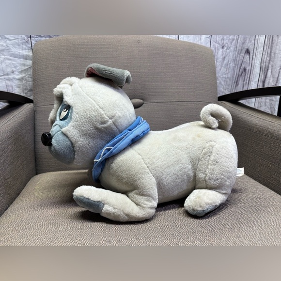 15" Disneyland Pocahontas PERCY Dog Plush Stuffed MOUSEKETOYS Collar Bell Grey - Picture 3 of 4